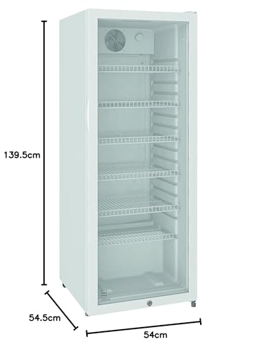 METRO Professional Réfrigérateur à Boissons GSC4240 237 L 54 x 54.5 x 139.5 cm Métal/Plastique/Verre Refroidissement