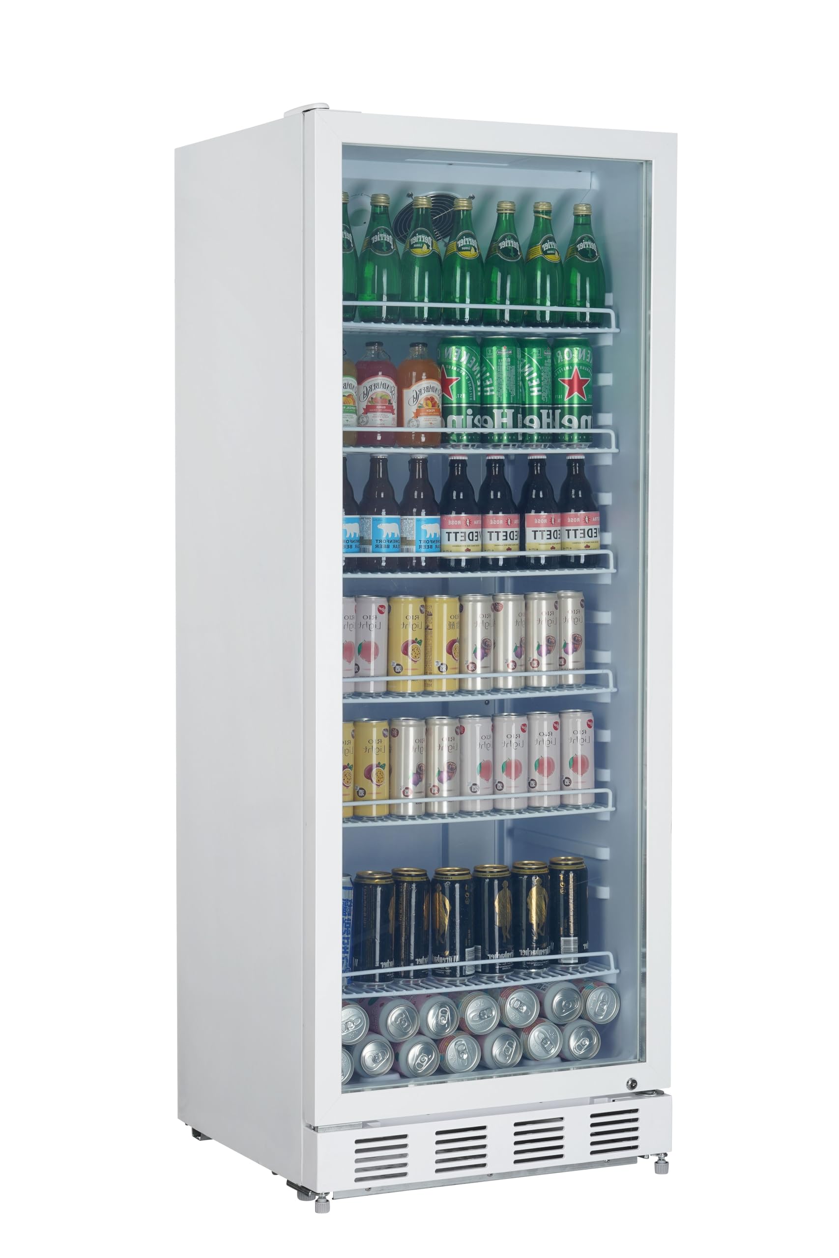 METRO Professional Réfrigérateur à boissons GSC4280 Vitrine Réfrigérée 280 L Réfrigération Ventilée 210 W Avec Serrure